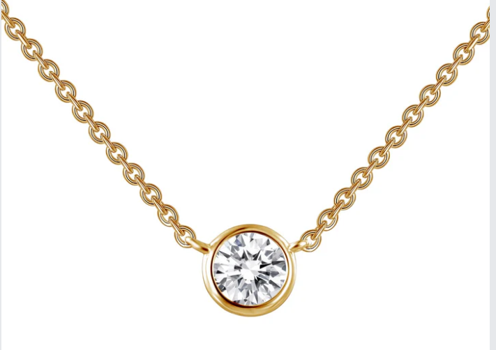 0.46 Carat Solitaire Necklace: Rental