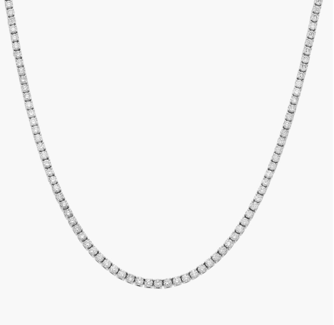 Can't Hide Love Lab Tennis Necklace 4ctw