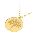 Tree of Life Necklace with Diamond