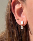 Drop Diamond Earrings