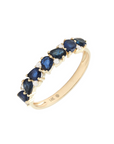 Multi-Sapphire and Diamond Ring