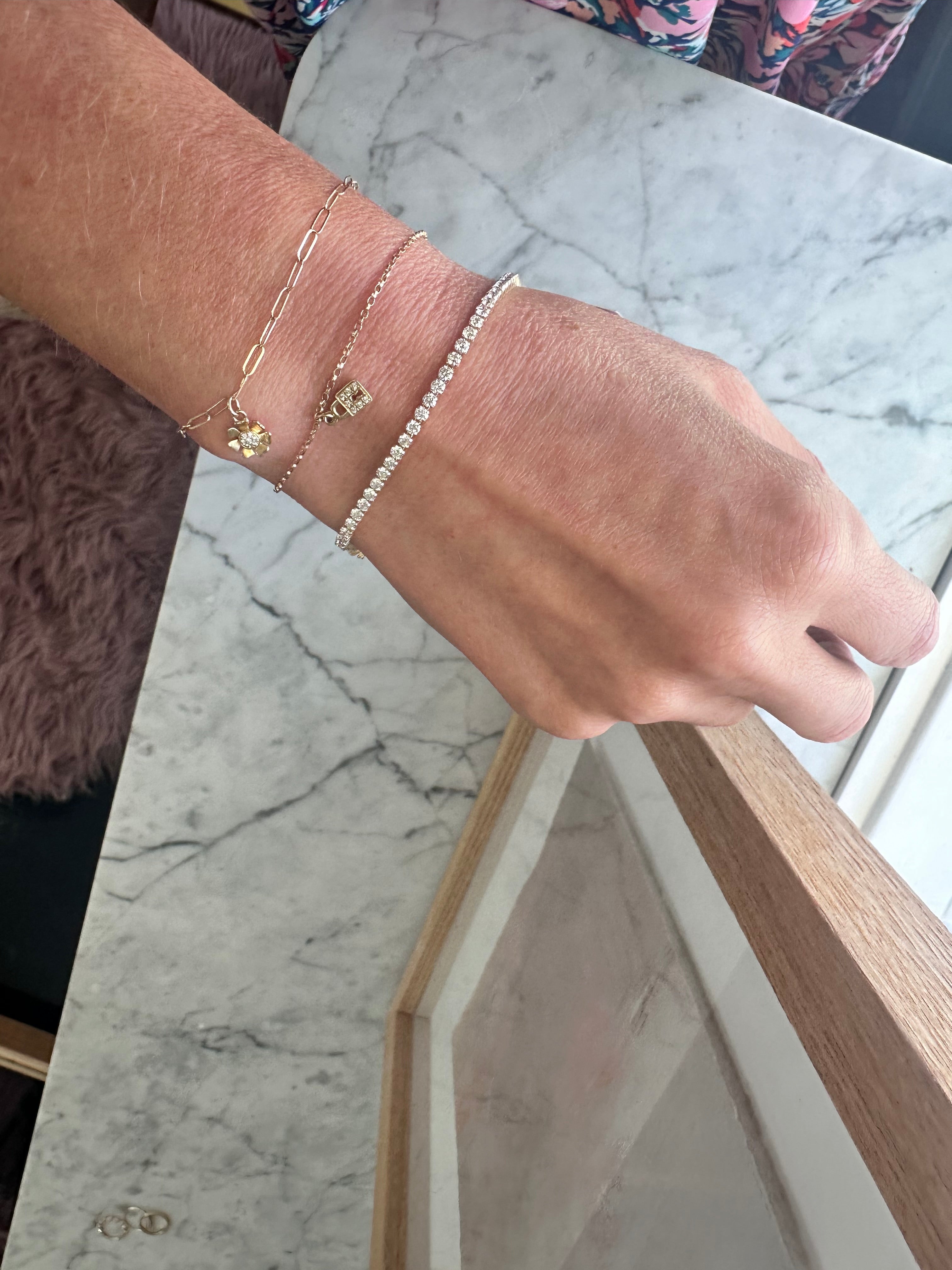 3 Carat Lab Grown Diamond Tennis Bracelet