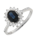 Starfall Sapphire Ring