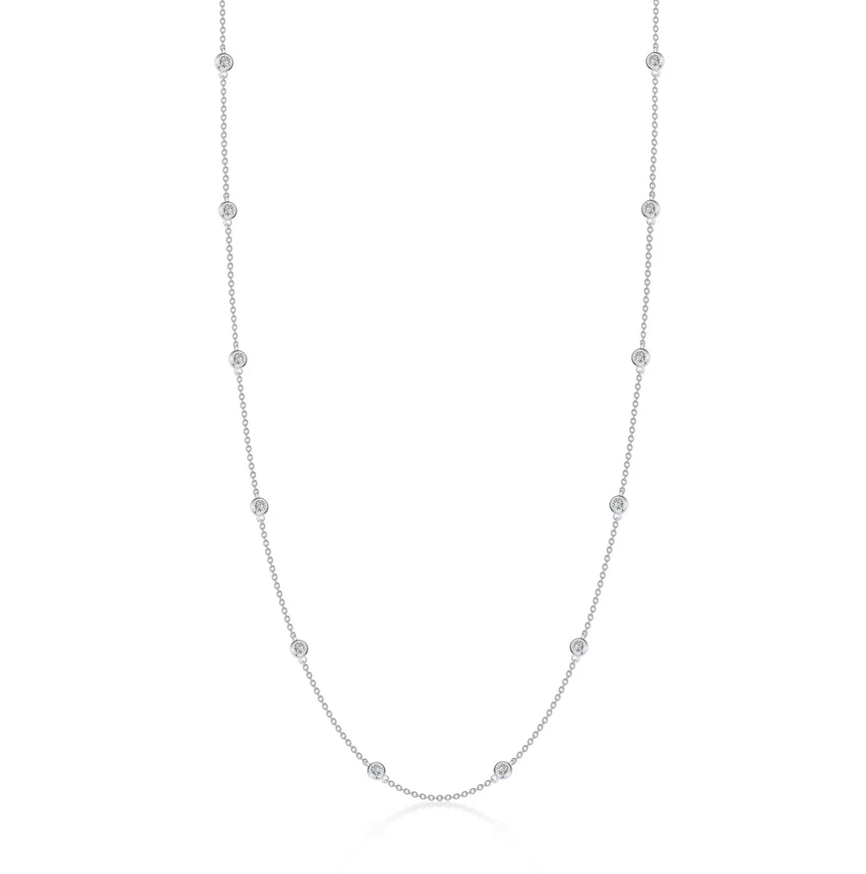.73 Diamonds by the Yard Style Necklace: Rental
