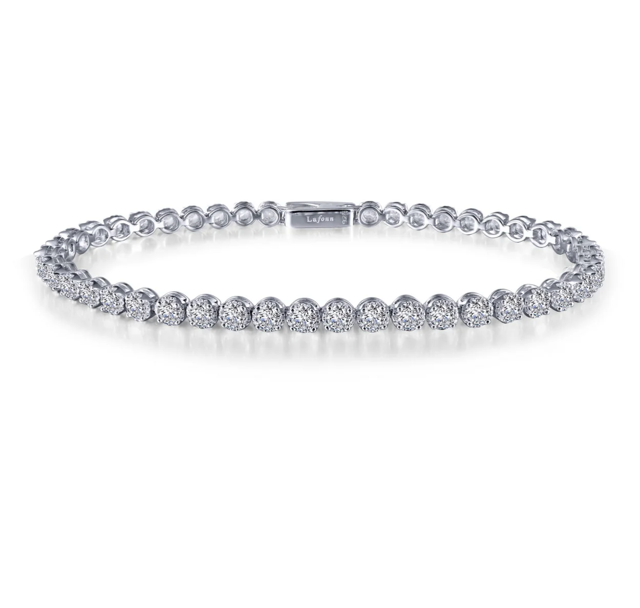 4.84 Carat Scalloped Tennis Bracelet: Rental