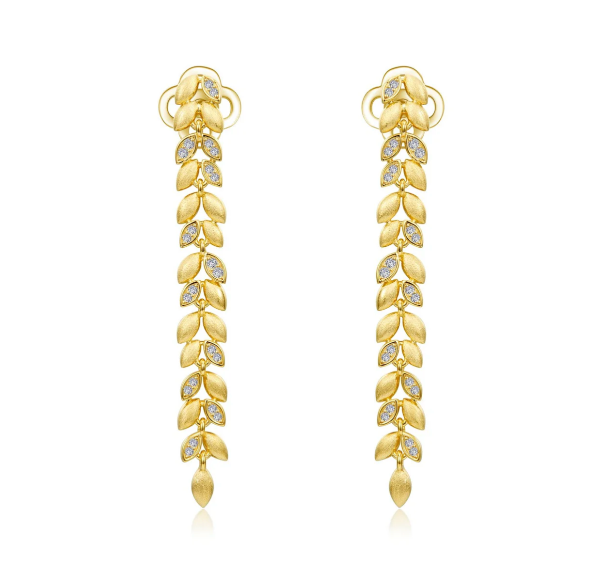 Cluster Leaves Earrings: Rental