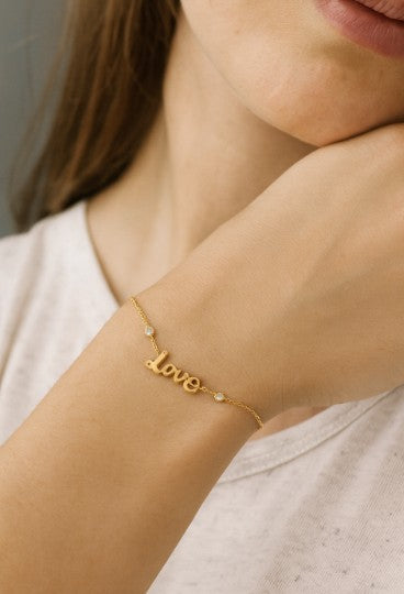 Young at Heart “Love” Bracelet