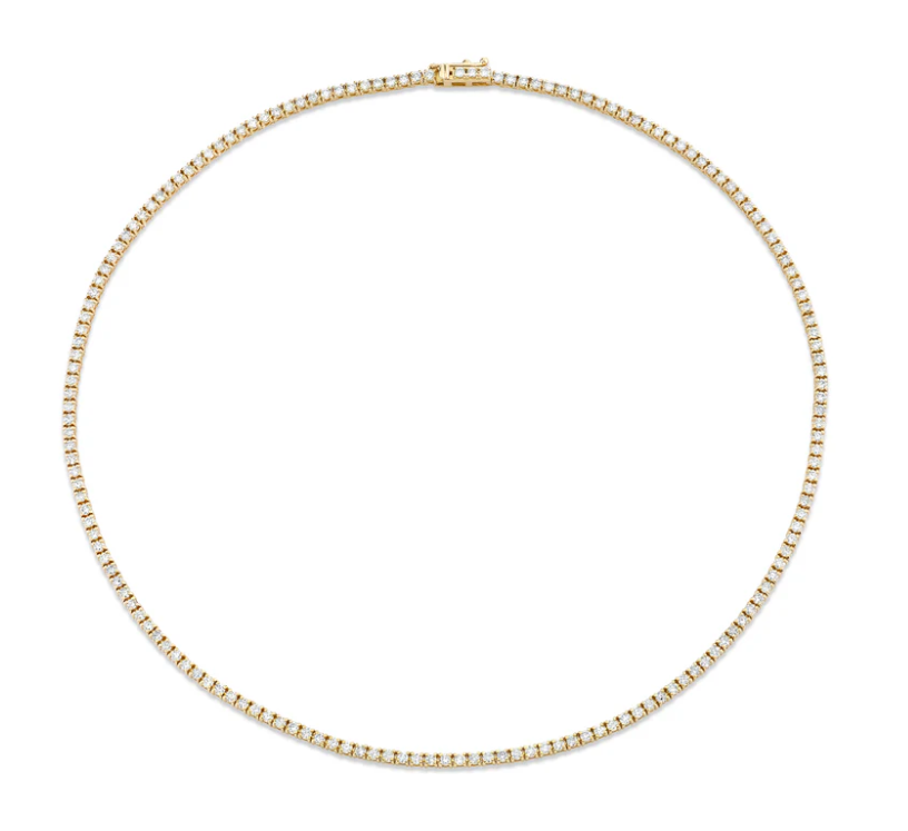 6 ctw Natural Diamond Tennis Necklace