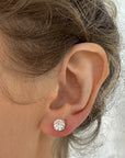 2.00 Carat 14k Gold Lab Diamond Stud Earrings