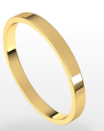 14K YG Standard Ultra-LIghtweight Flat Band