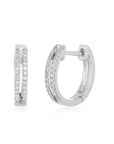 Double Line Diamond Huggies