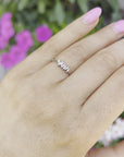 Baguette Bar Diamond Ring