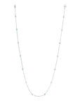 Stationary Bezel Set Diamond Necklace