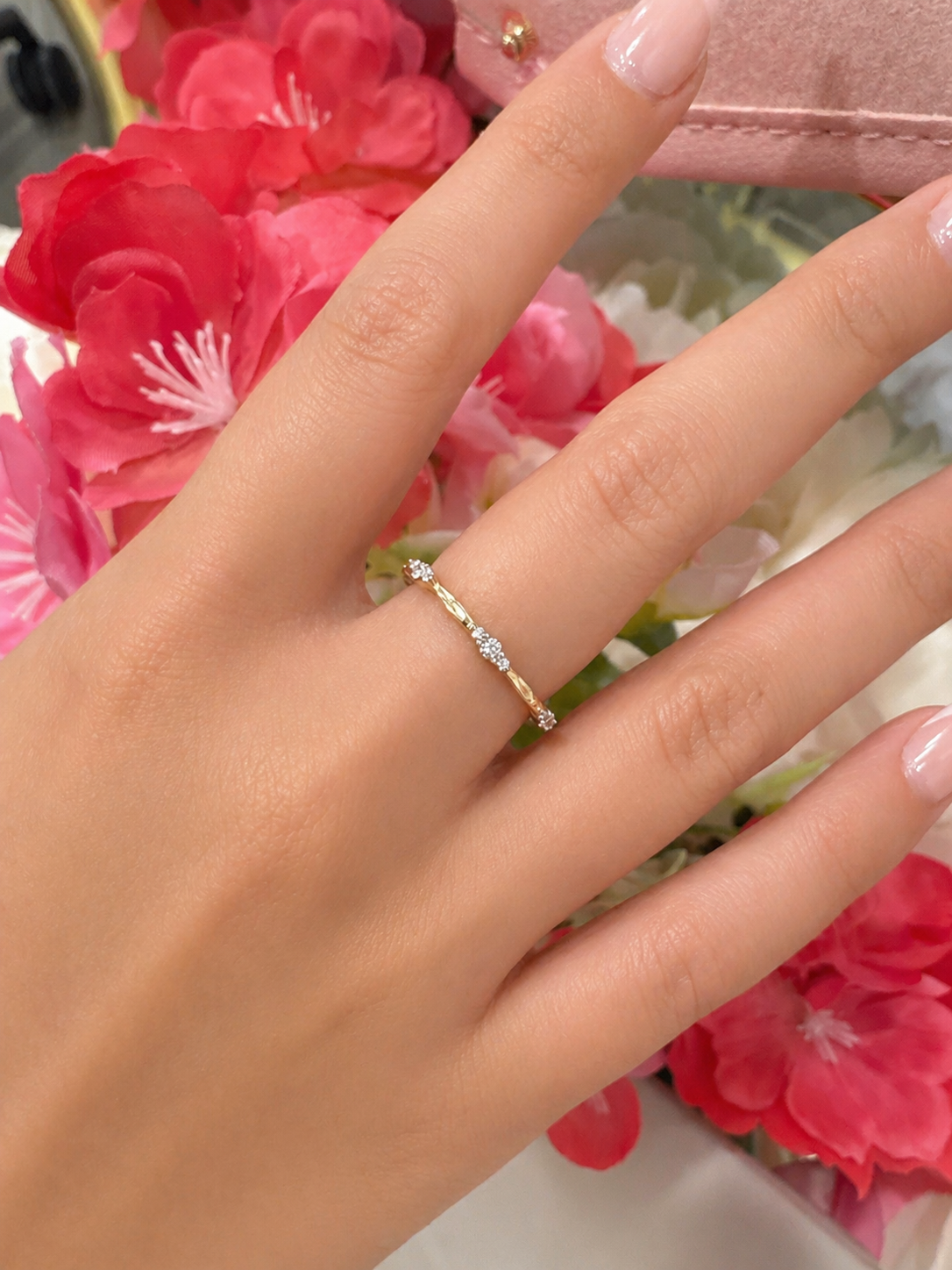 Whispered Light Diamond Band