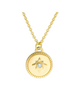 Star Medallion Necklace with Diamond