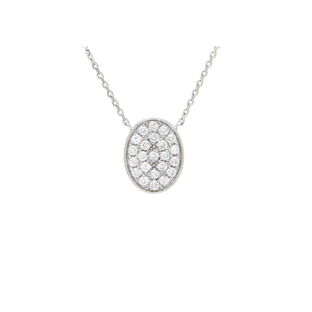 Micro Pavé Diamond Necklace