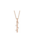 Vertical Marquise Bar Necklace Mounting