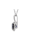 Lab-Created Sapphire Necklace