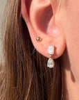 Drop Diamond Earrings