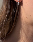 Drop Diamond Earrings