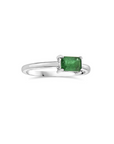 Single Emerald Ring