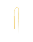 Staple Bar Wire Threader Earrings