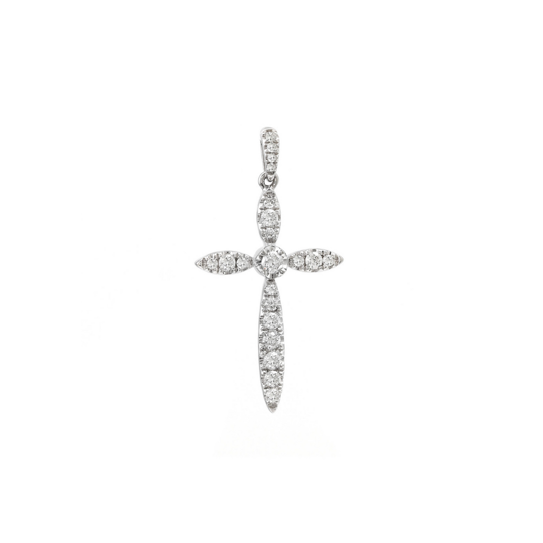 Diamond Cross Pendant 1/3 CT