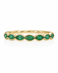 Natural Emerald Bubble Band