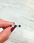 Round Sapphire and Diamond Ring