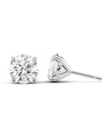 3.33 Carat 14k White Gold Lab Diamond Stud Earrings