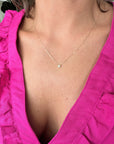 Solitaire Bezel Necklace