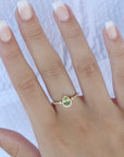 Pear-Shaped Gemstone Ring