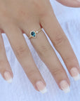 Pear-Shaped Gemstone Ring