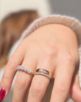 Center Set Marquise Sparkle Ring