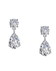 4.92 Carat Pear Drop Earrings: Rental