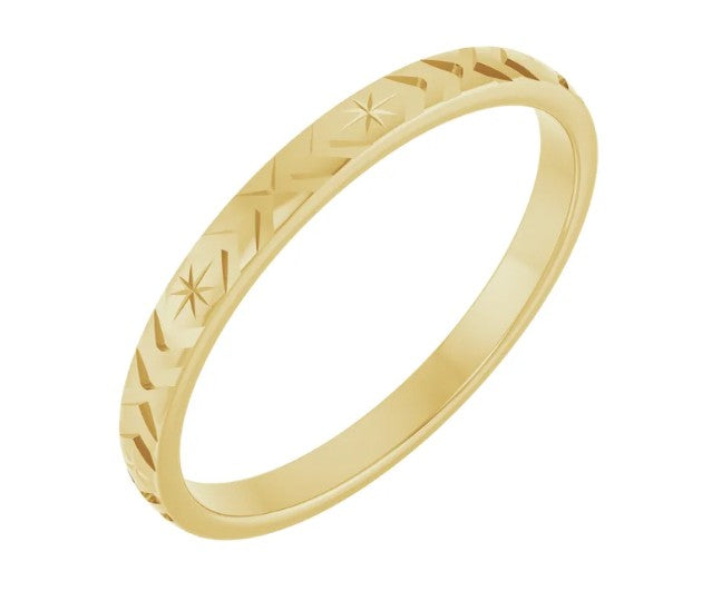 Ladies Geometric Band