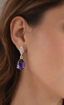 Amethyst Royale Earrings