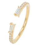 Twin Tides Open Ring