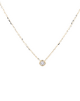 Solitaire Bezel Necklace