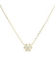 Geometric Diamond Necklace, 1/6 CT