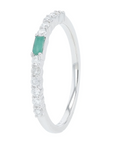 Baguette Emerald Ring