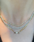 6 ctw Natural Diamond Tennis Necklace