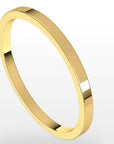 Standard 14K YG Flat Band