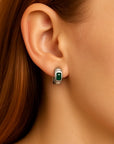 Emerald Poise Earrings