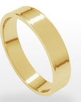 14K YG Standard Ultra-LIghtweight Flat Band