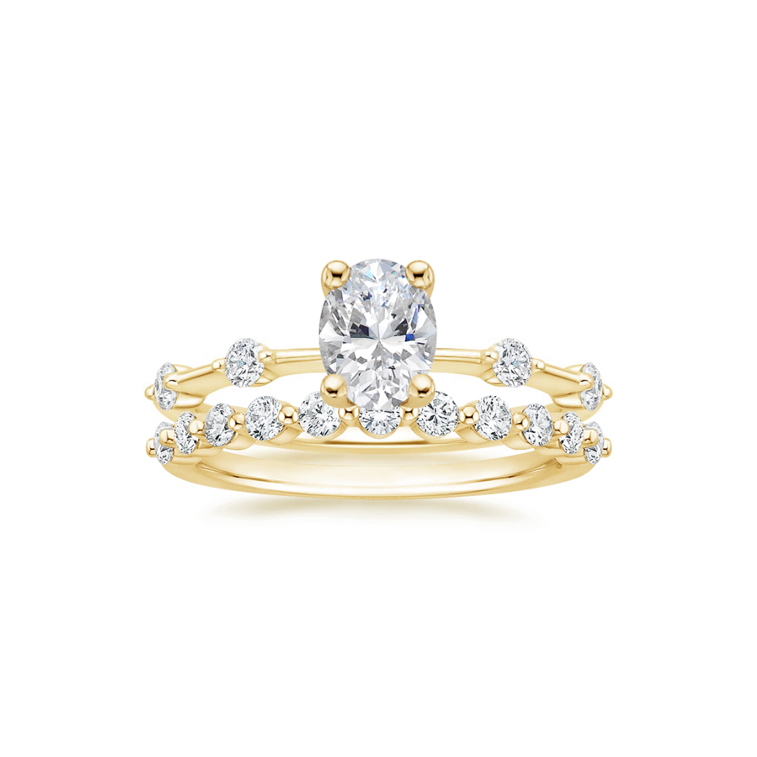 Polka Dot Engagement Ring