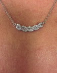 Crossover Diamond Necklace, 1/4 CT