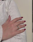 Center Set Marquise Sparkle Ring
