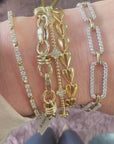 Gold Rush of Hearts Bracelet