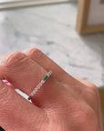 Baguette Emerald Ring